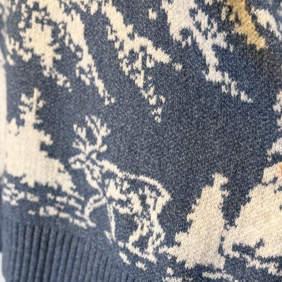 NWT Old Navy Sosoft Crewneck Sweater Blue Mountain Size XXL - Picture 4 of 5